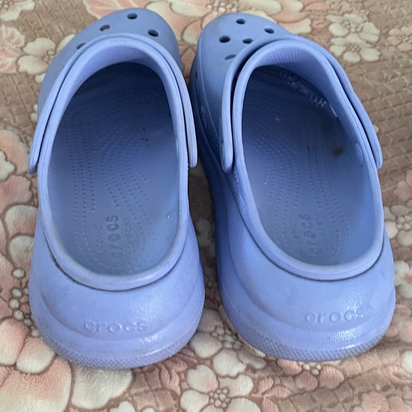 Crocs Classic Crush Platform Added Height Purple Clog - Picture 3 of 6